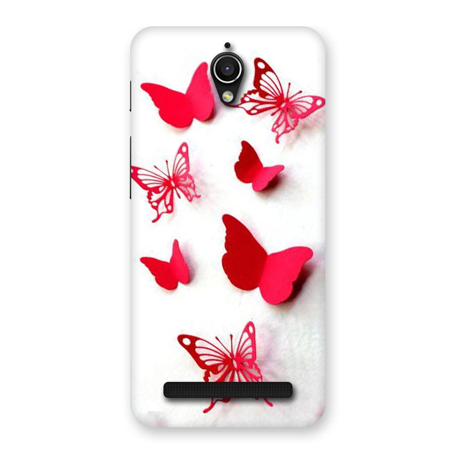 Red Butterflies Back Case for Zenfone Go