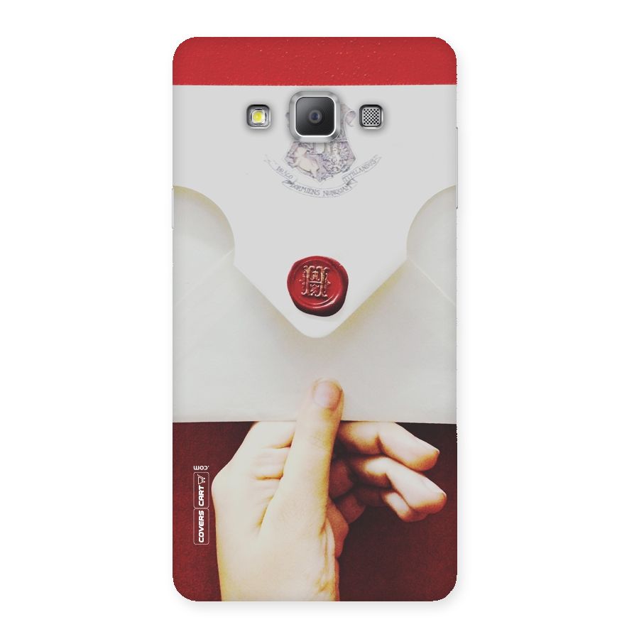 Red Envelope Back Case for Galaxy A7