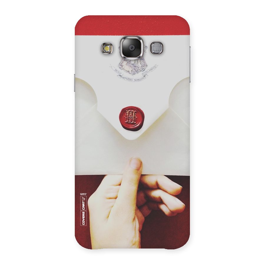 Red Envelope Back Case for Galaxy E7