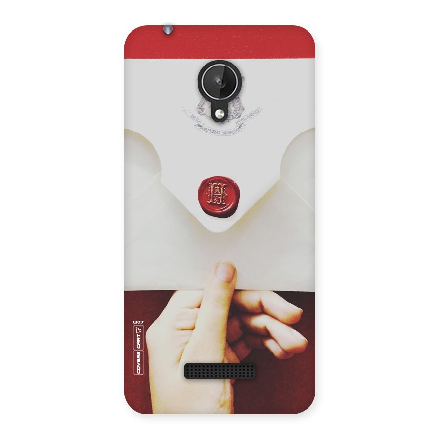 Red Envelope Back Case for Micromax Canvas Spark Q380