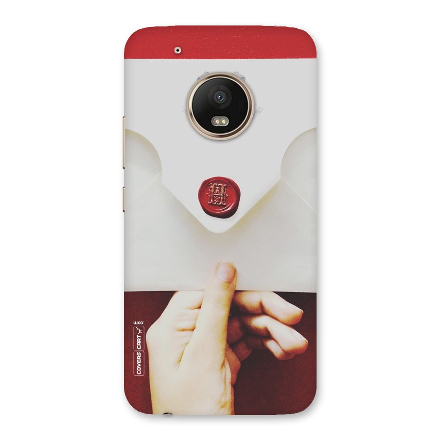 Red Envelope Back Case for Moto G5 Plus