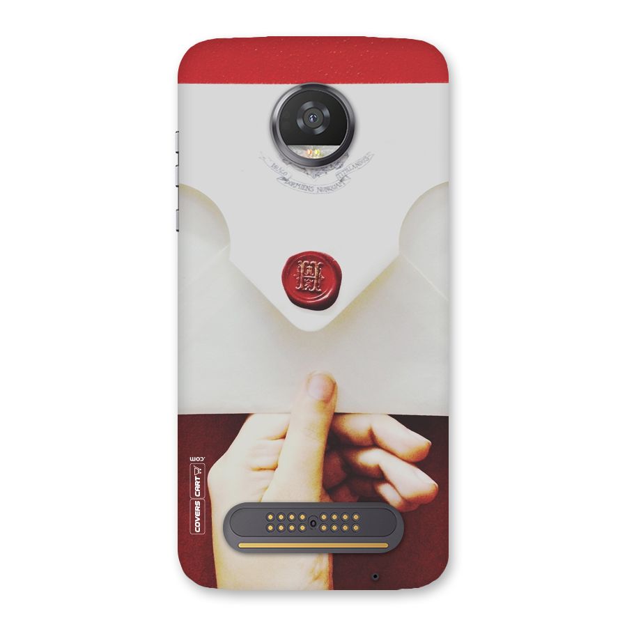 Red Envelope Back Case for Moto Z2 Play