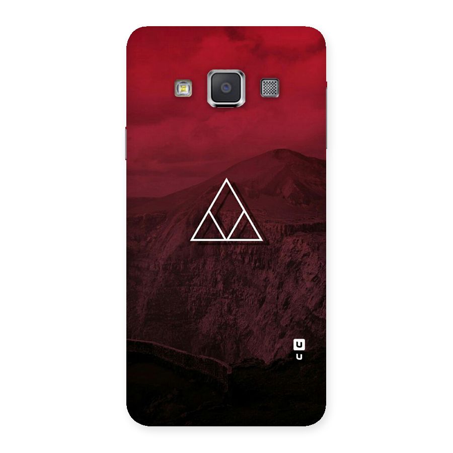 Red Hills Back Case for Galaxy A3
