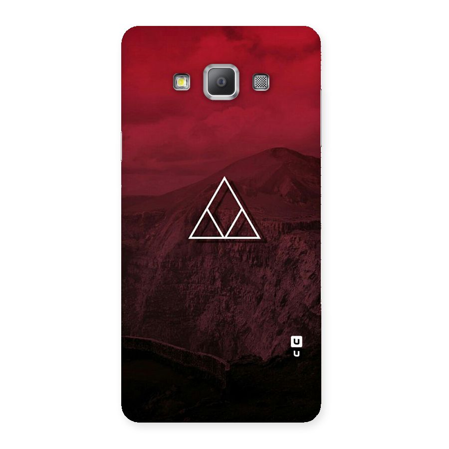 Red Hills Back Case for Galaxy A7
