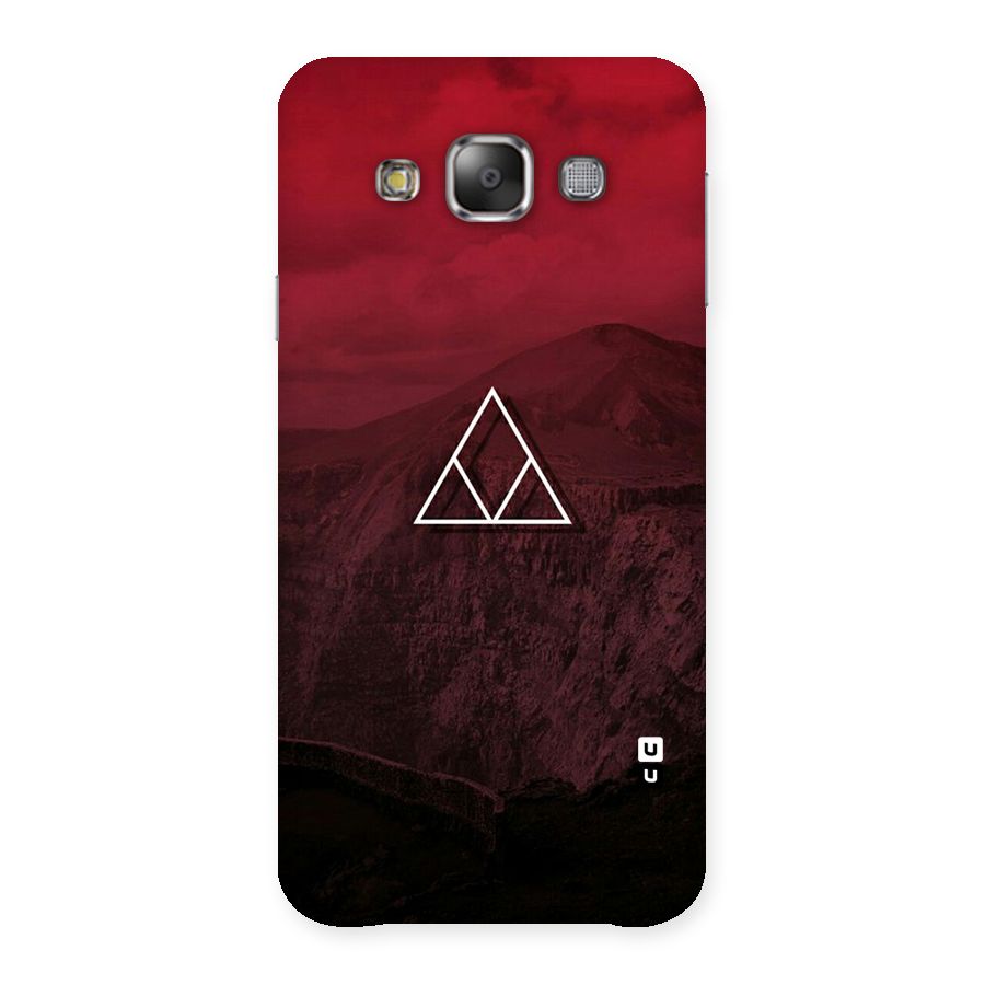 Red Hills Back Case for Galaxy E7
