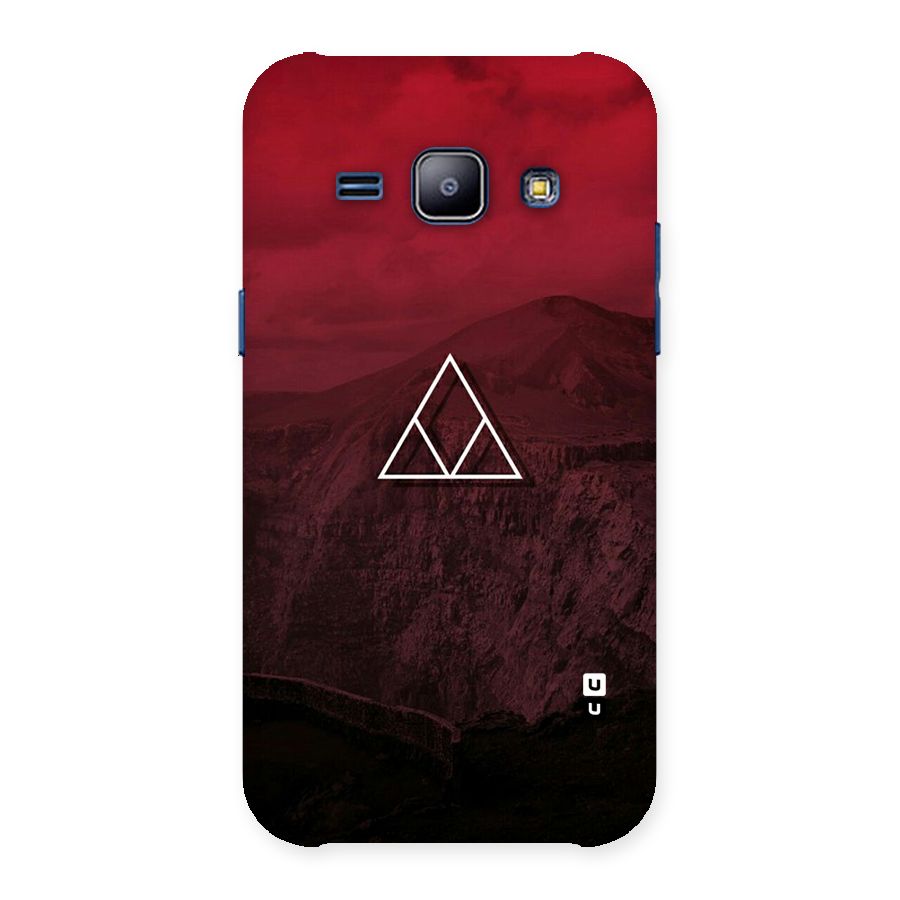 Red Hills Back Case for Galaxy J1