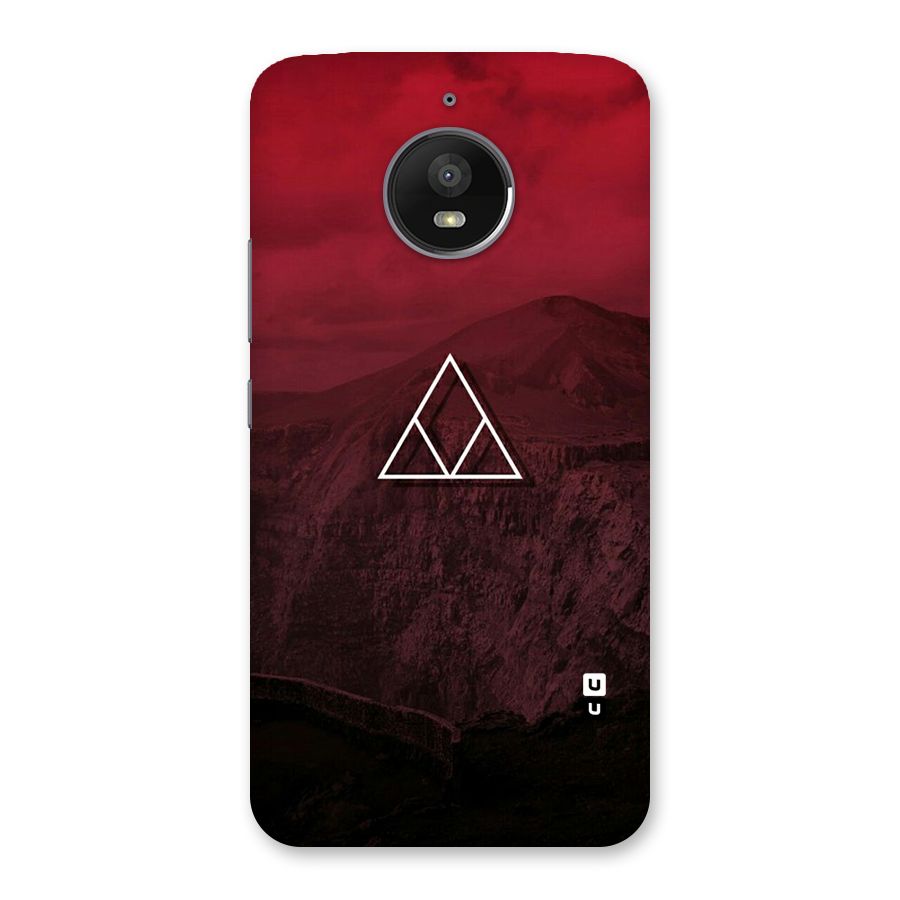 Red Hills Back Case for Moto E4 Plus