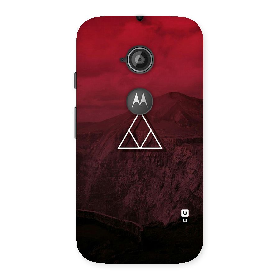 Red Hills Back Case for Moto E 2nd Gen