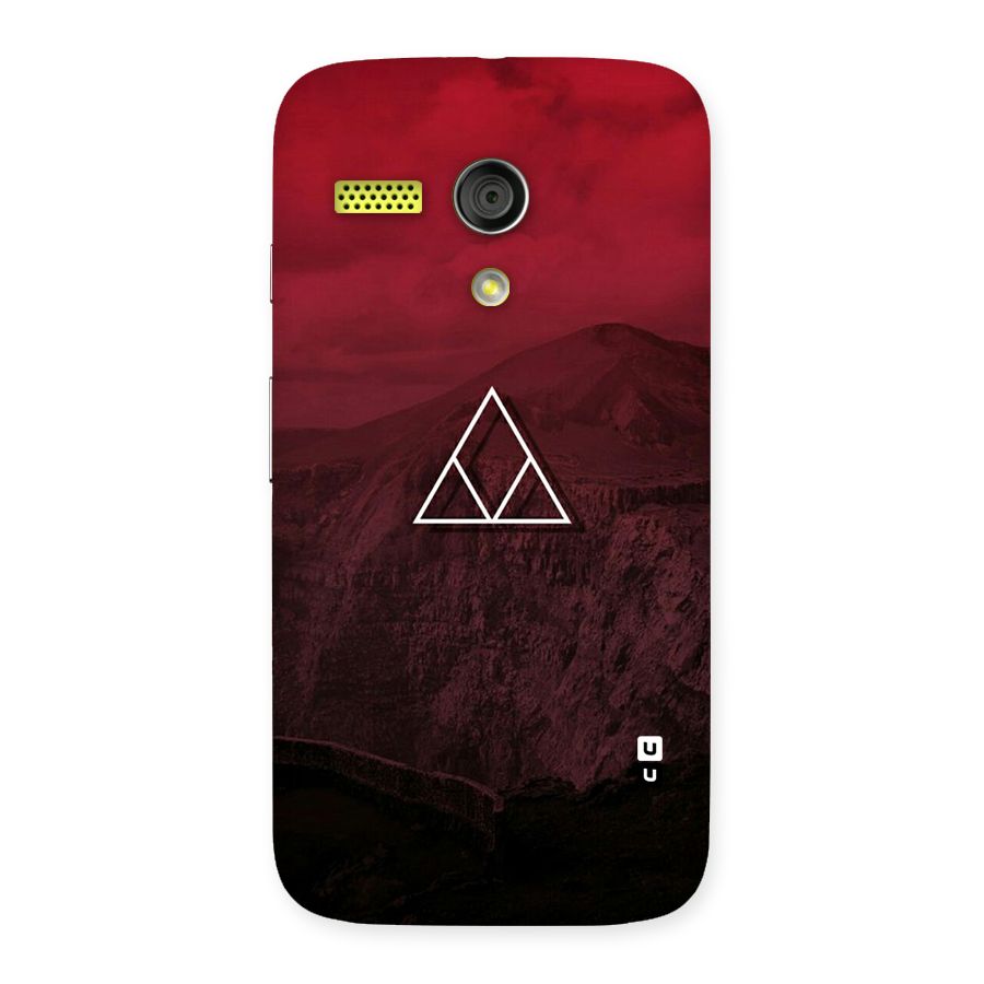 Red Hills Back Case for Moto G