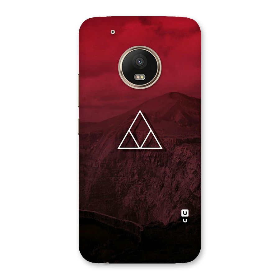 Red Hills Back Case for Moto G5 Plus