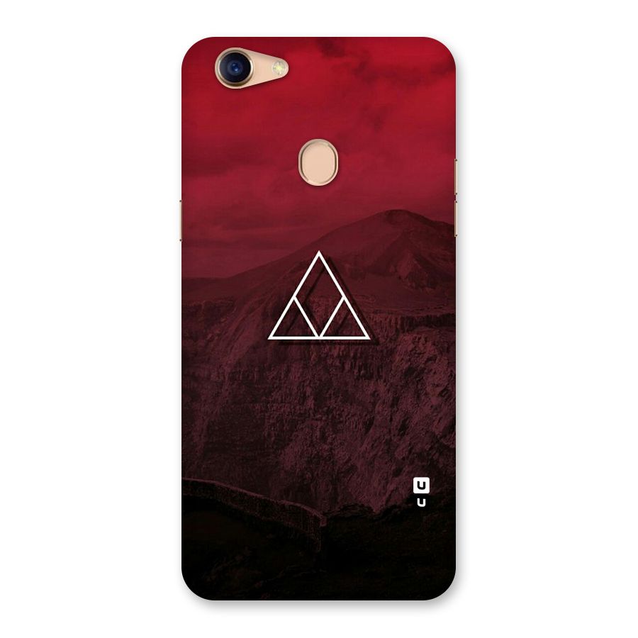 Red Hills Back Case for Oppo F5
