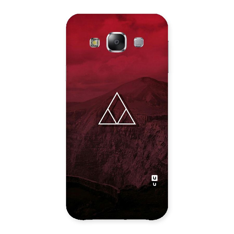 Red Hills Back Case for Samsung Galaxy E5