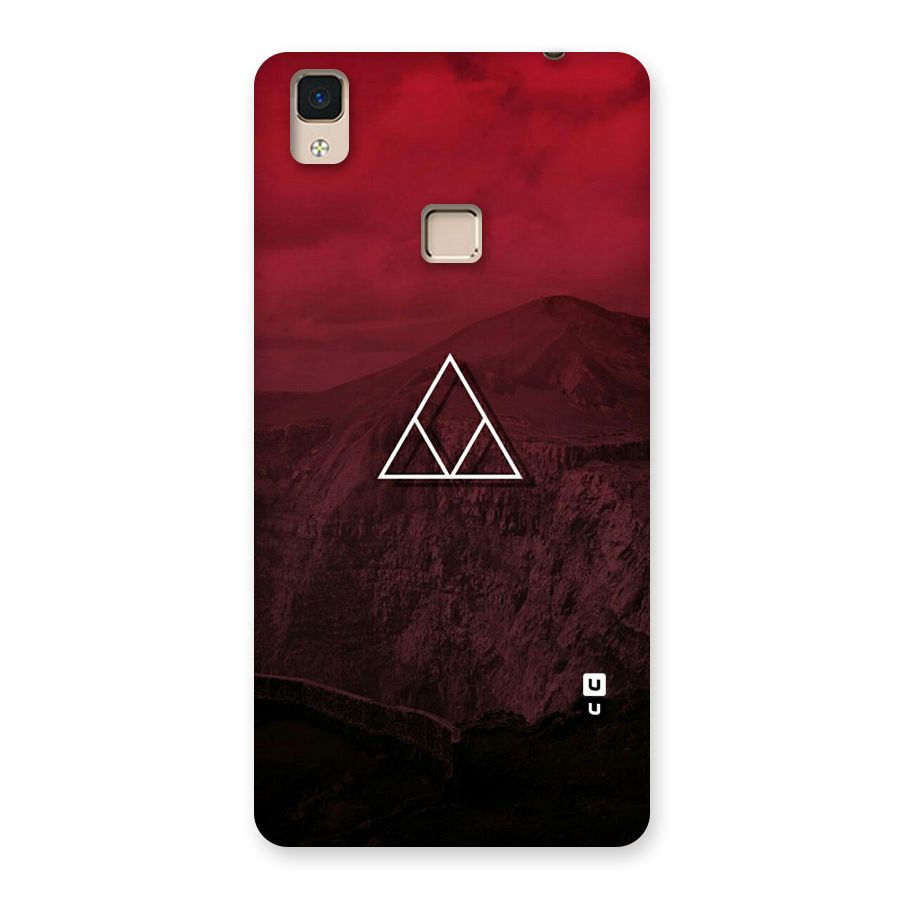 Red Hills Back Case for V3 Max