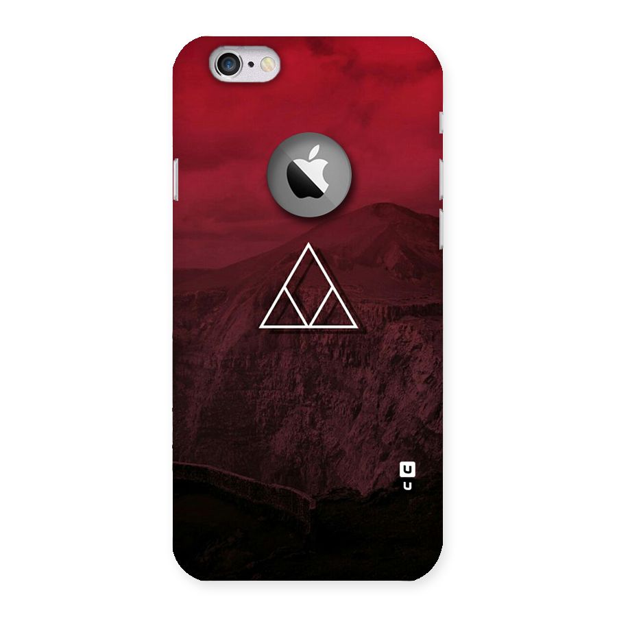 Red Hills Back Case for iPhone 6 Logo Cut