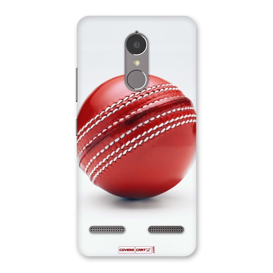 Red International Cricket Ball Back Case for Lenovo K6
