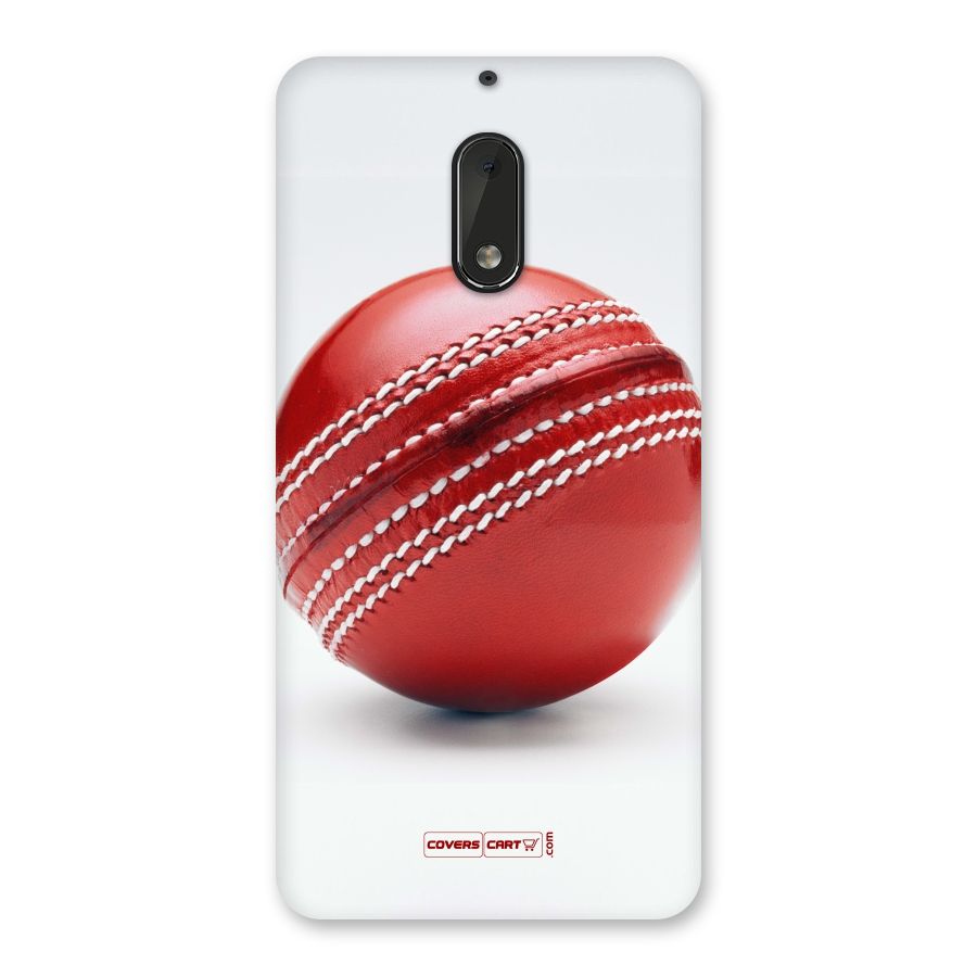 Red International Cricket Ball Back Case for Nokia 6