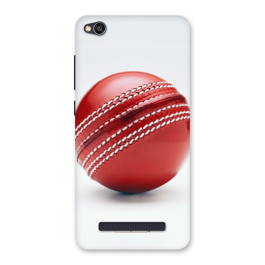 Red International Cricket Ball Back Case for Redmi 4A