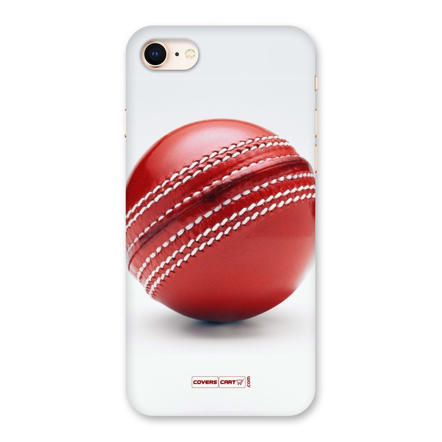 Red International Cricket Ball Back Case for iPhone 8