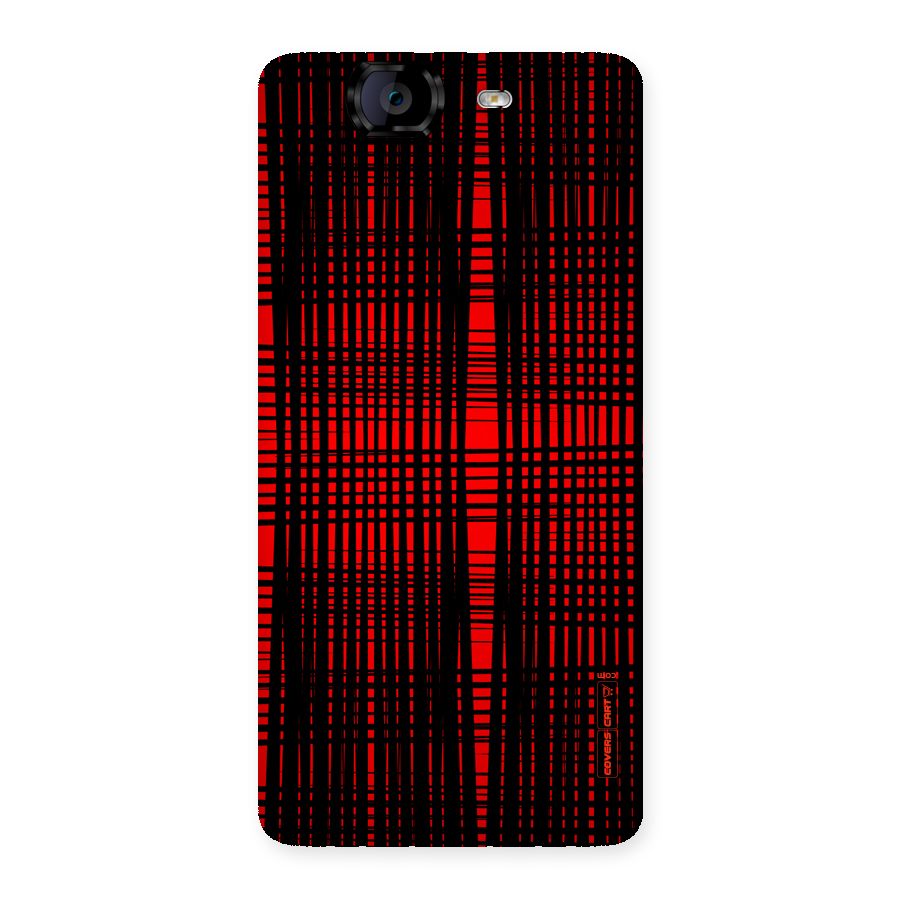 Red Net Design Back Case for Canvas Knight A350