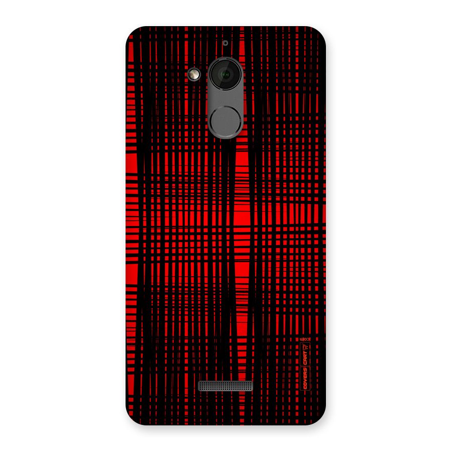 Red Net Design Back Case for Coolpad Note 5