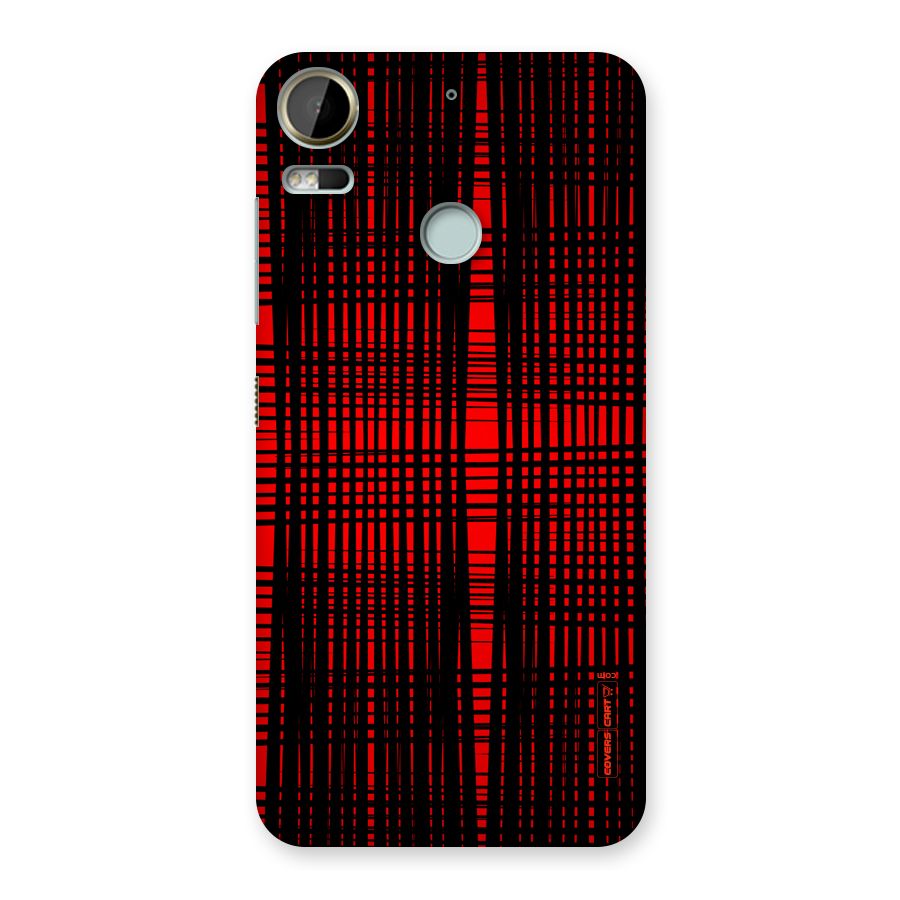 Red Net Design Back Case for Desire 10 Pro