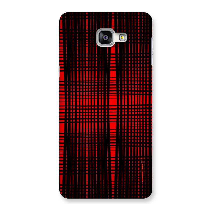 Red Net Design Back Case for Galaxy A9