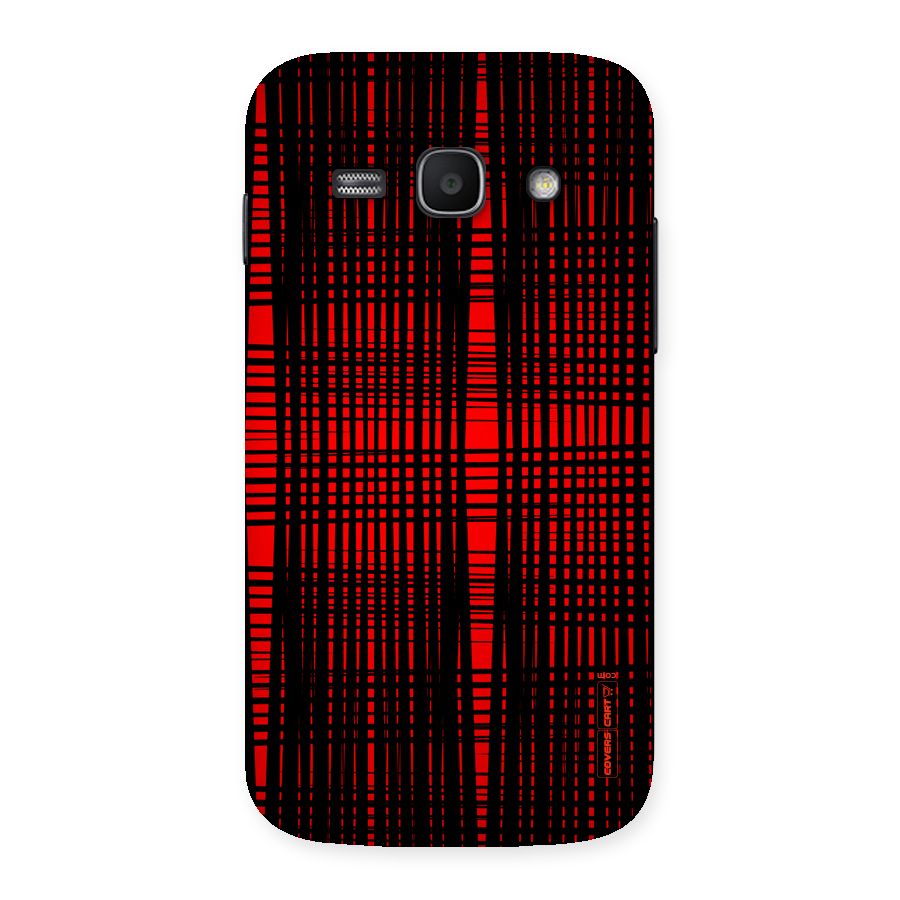 Red Net Design Back Case for Galaxy Ace 3