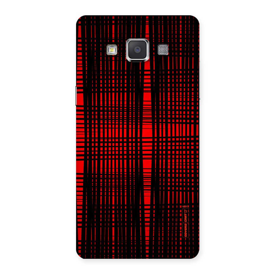 Red Net Design Back Case for Galaxy Grand 3