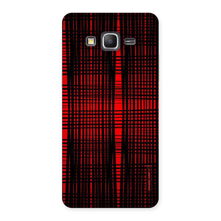 Red Net Design Back Case for Galaxy Grand Prime