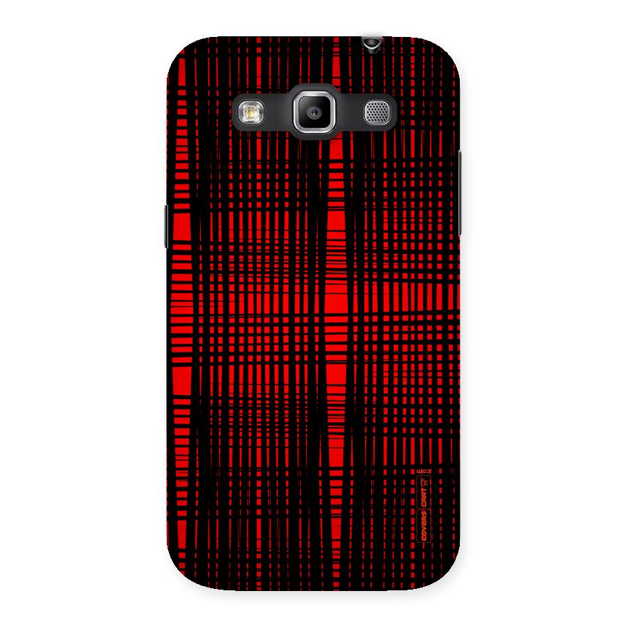 Red Net Design Back Case for Galaxy Grand Quattro