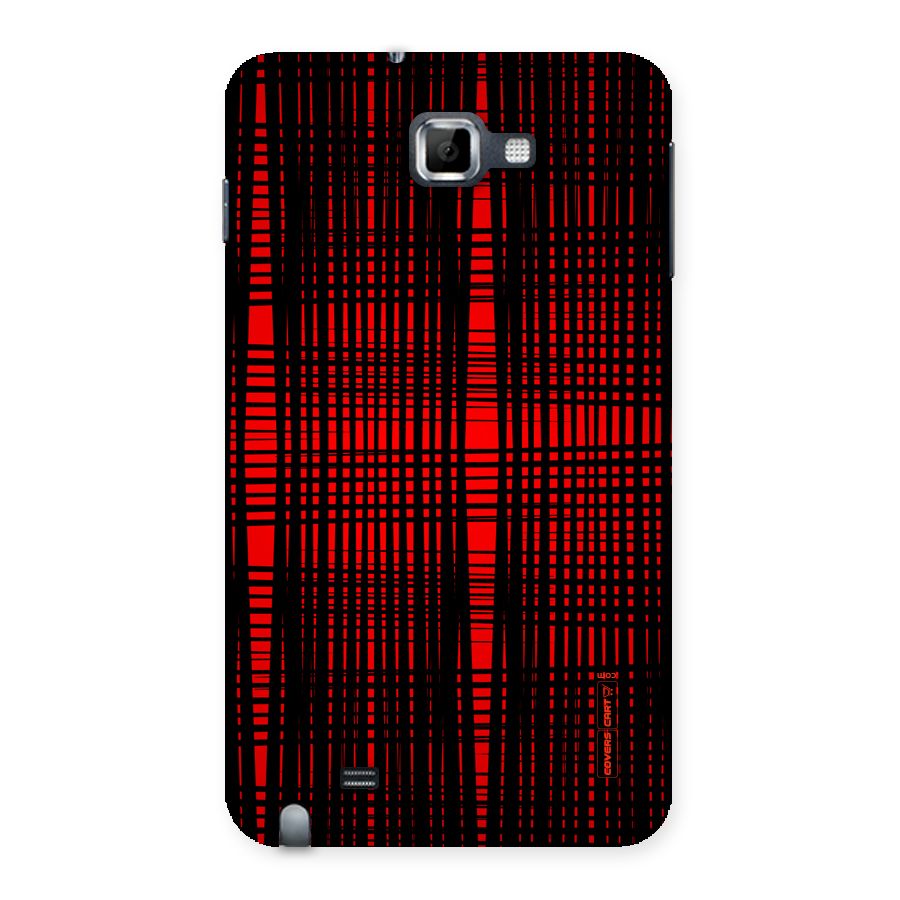 Red Net Design Back Case for Galaxy Note