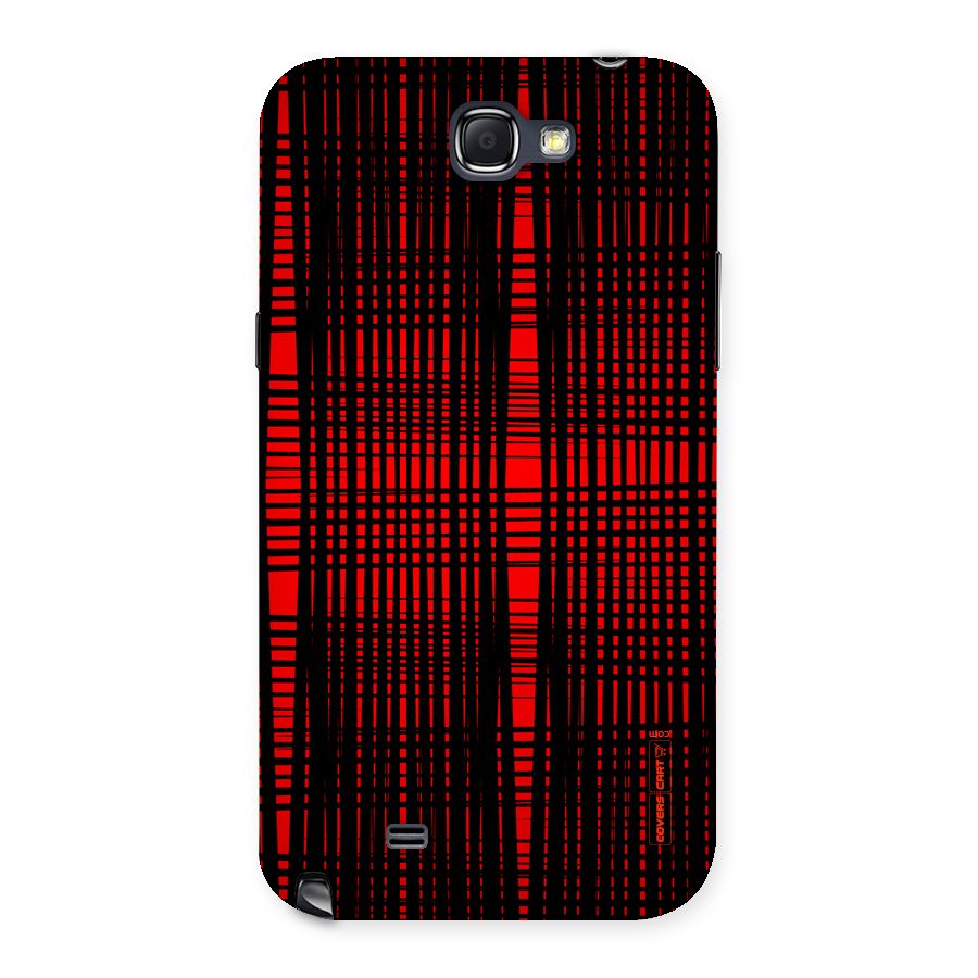 Red Net Design Back Case for Galaxy Note 2