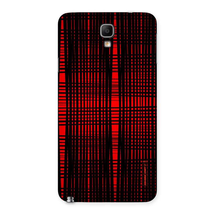Red Net Design Back Case for Galaxy Note 3 Neo
