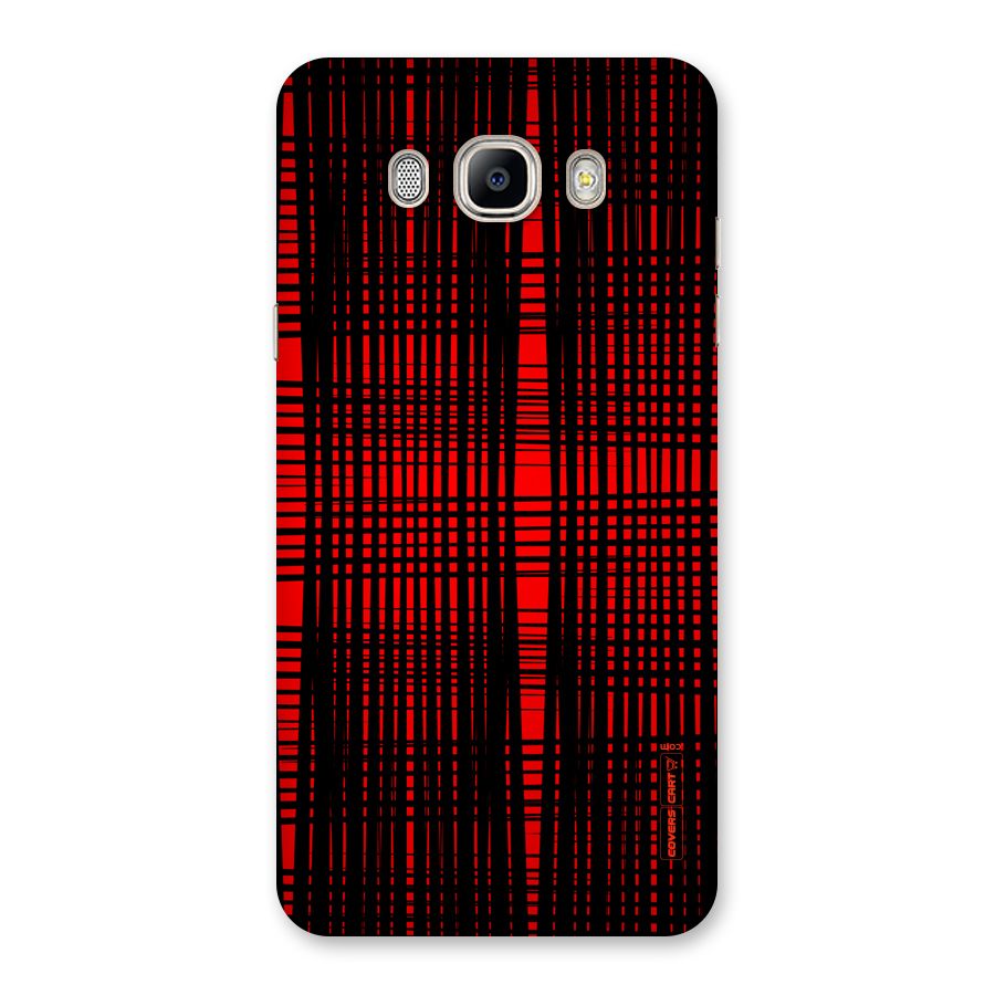 Red Net Design Back Case for Galaxy On8