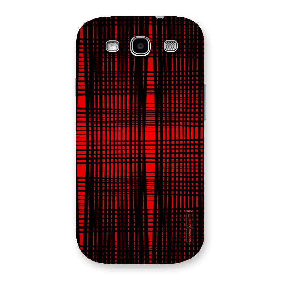 Red Net Design Back Case for Galaxy S3
