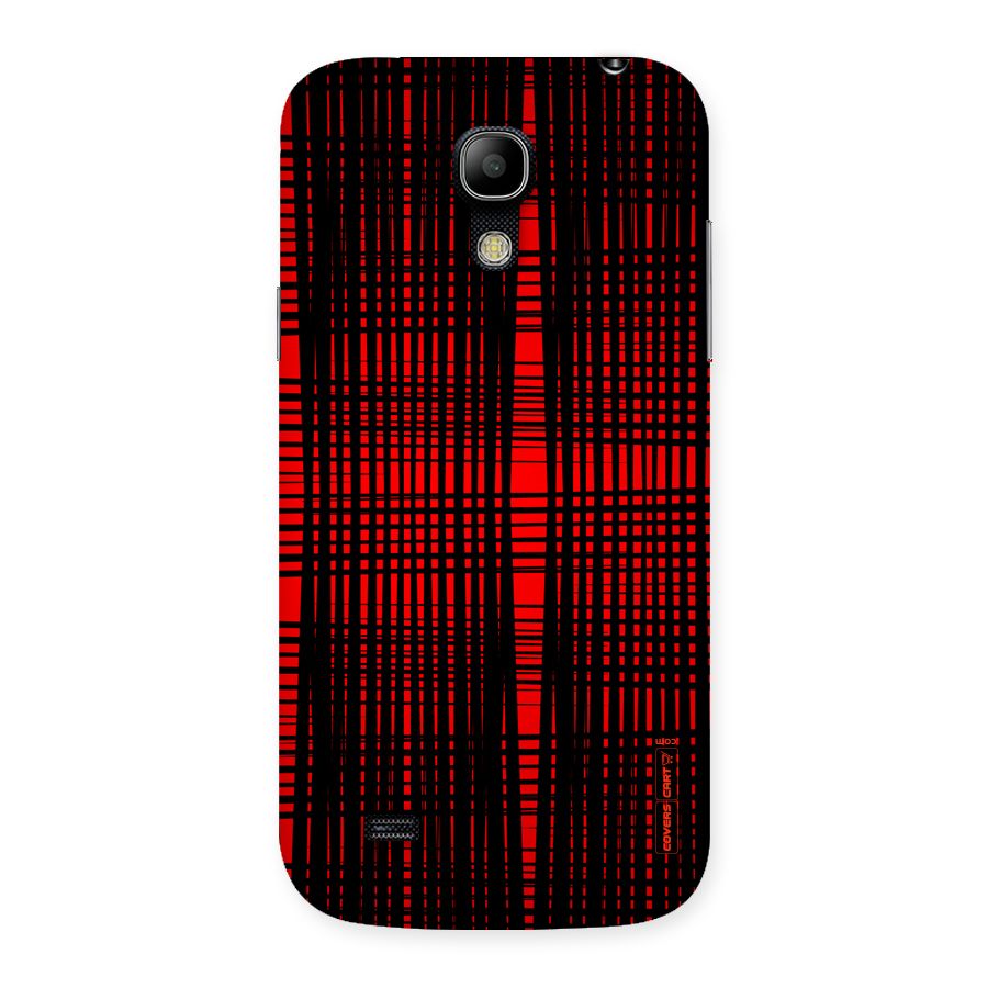 Red Net Design Back Case for Galaxy S4 Mini