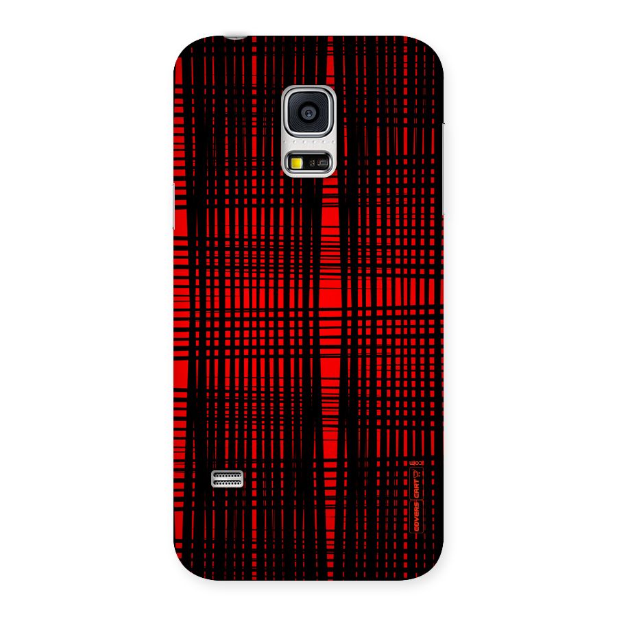 Red Net Design Back Case for Galaxy S5 Mini