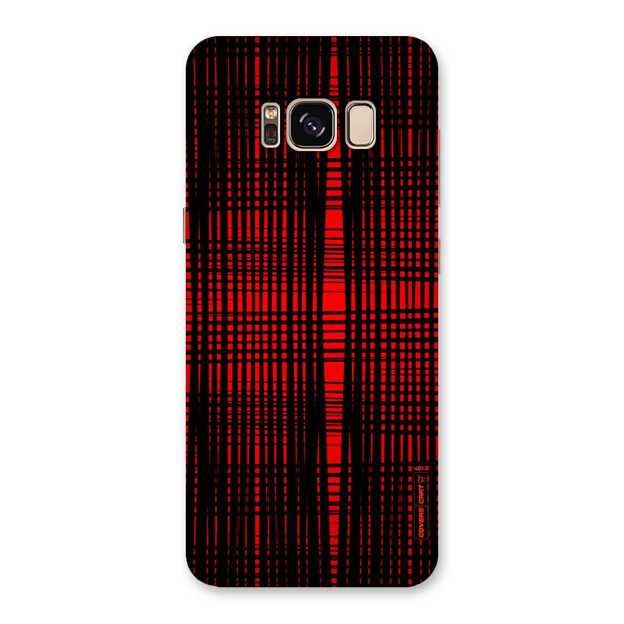Red Net Design Back Case for Galaxy S8