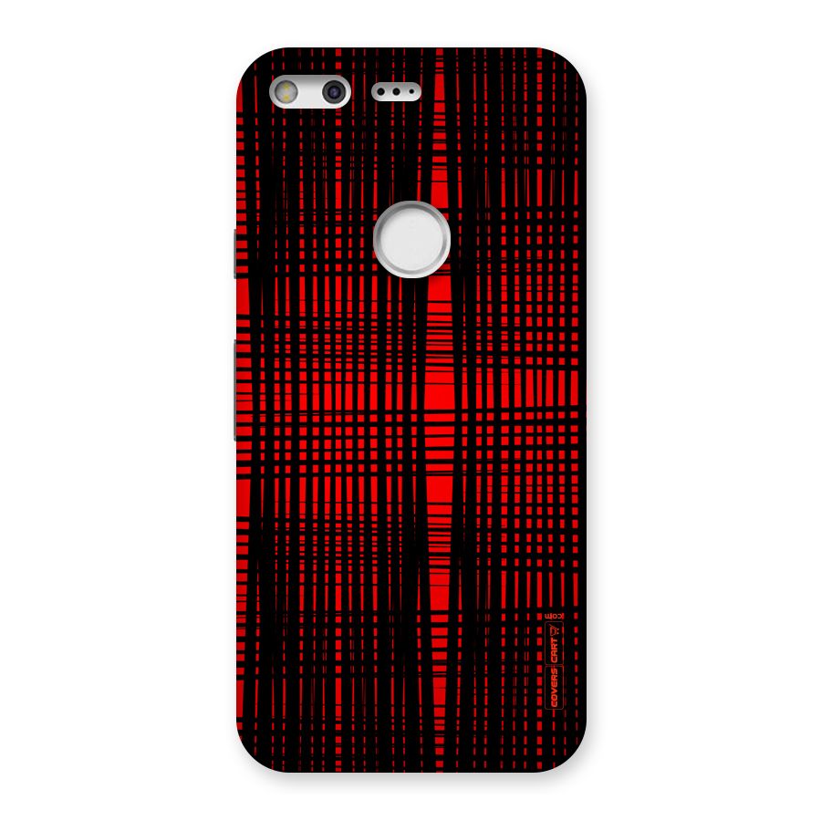 Red Net Design Back Case for Google Pixel