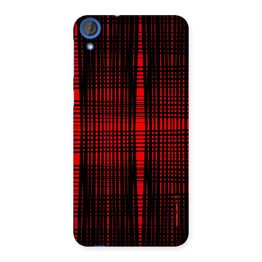 Red Net Design Back Case for HTC Desire 820