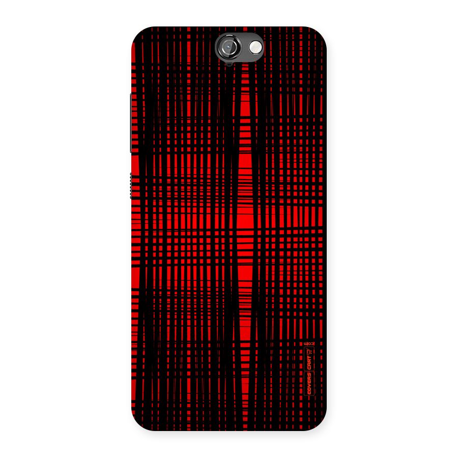 Red Net Design Back Case for HTC One A9
