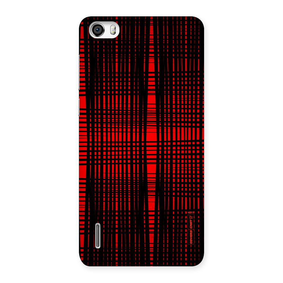 Red Net Design Back Case for Honor 6