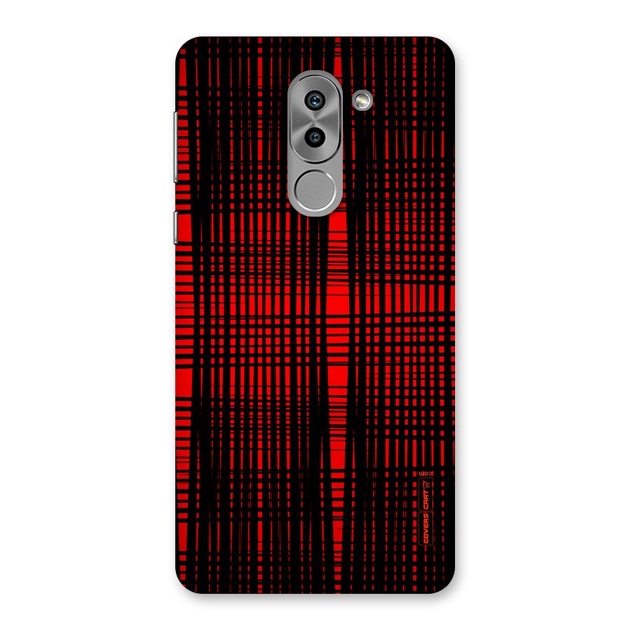 Red Net Design Back Case for Honor 6X