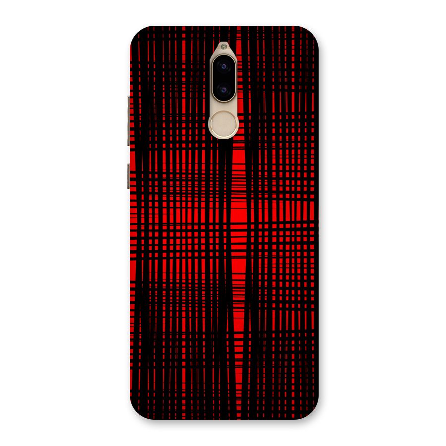 Red Net Design Back Case for Honor 9i