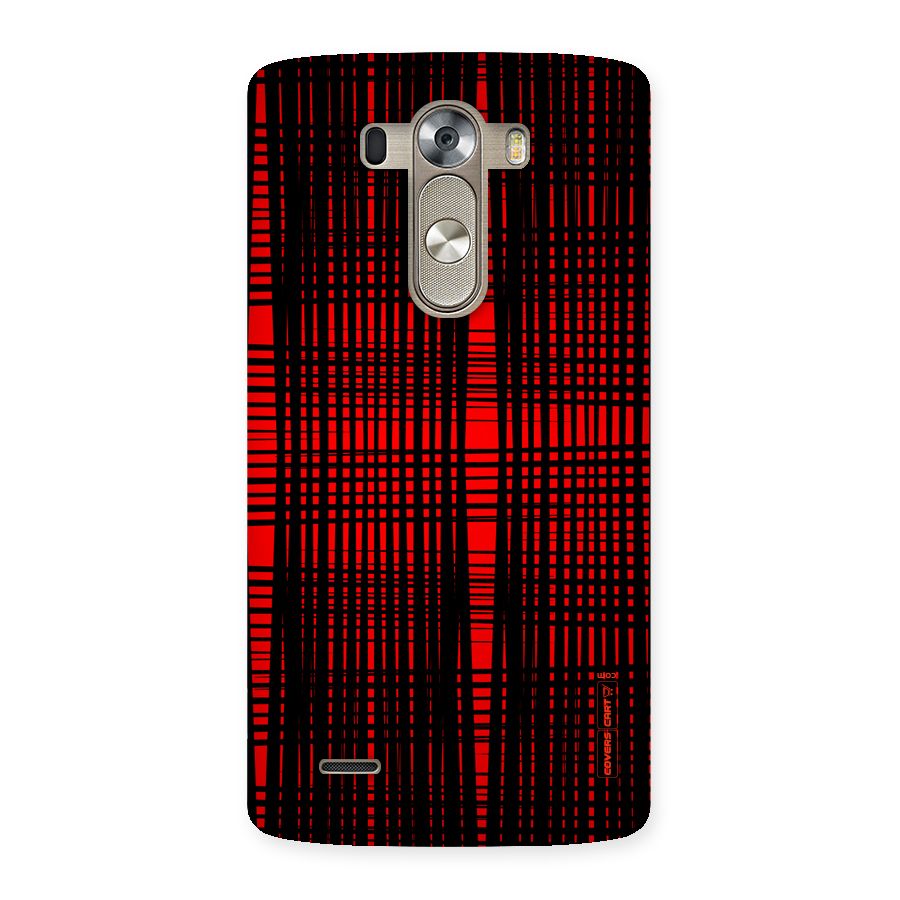 Red Net Design Back Case for LG G3
