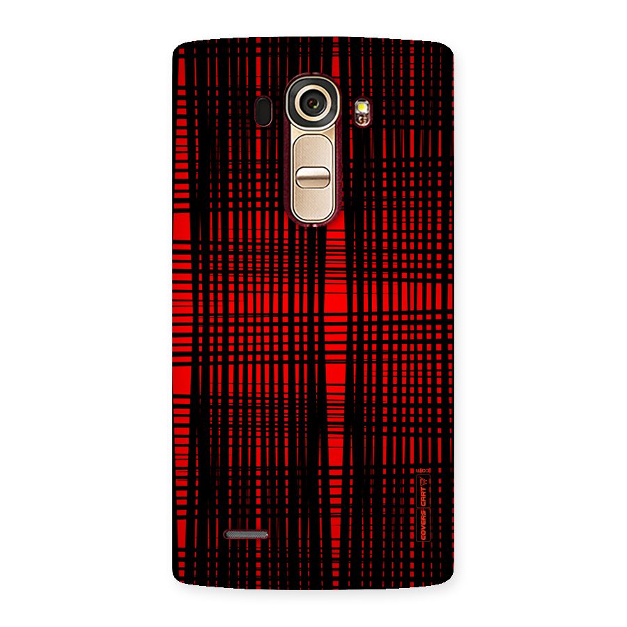 Red Net Design Back Case for LG G4