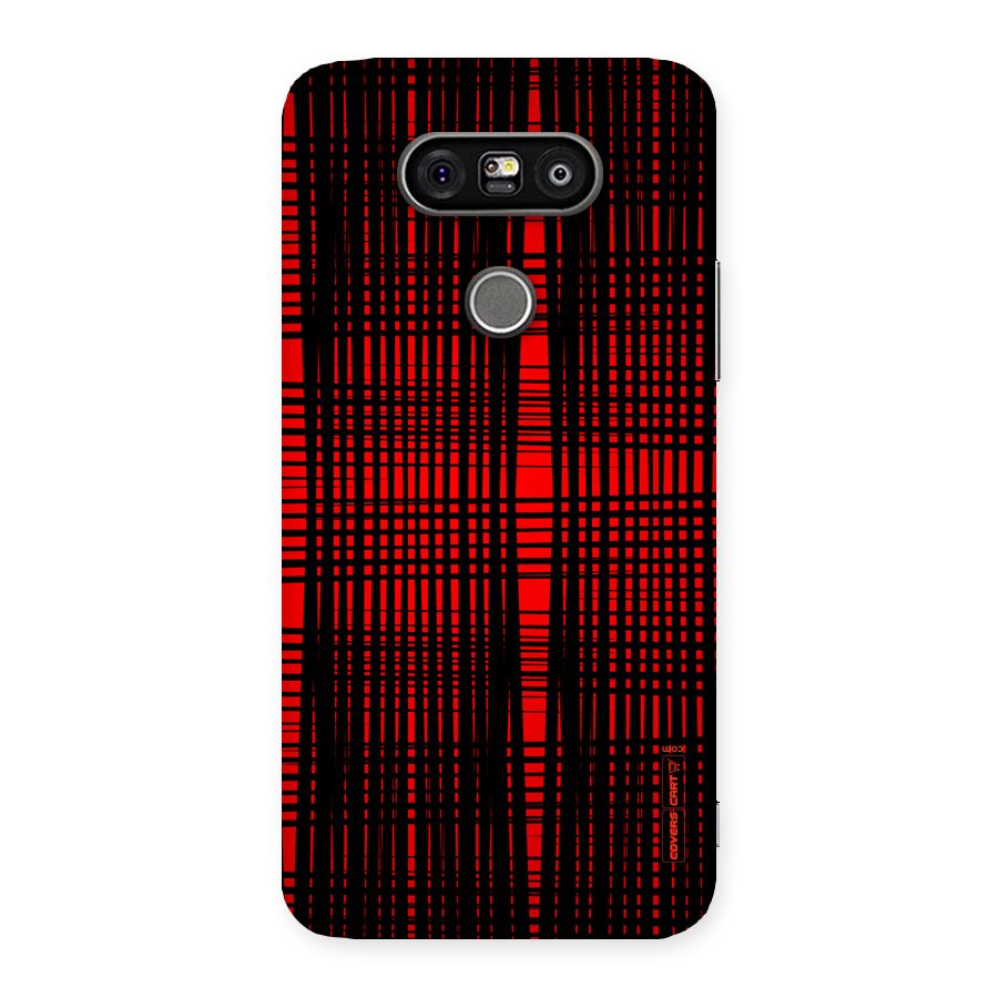 Red Net Design Back Case for LG G5