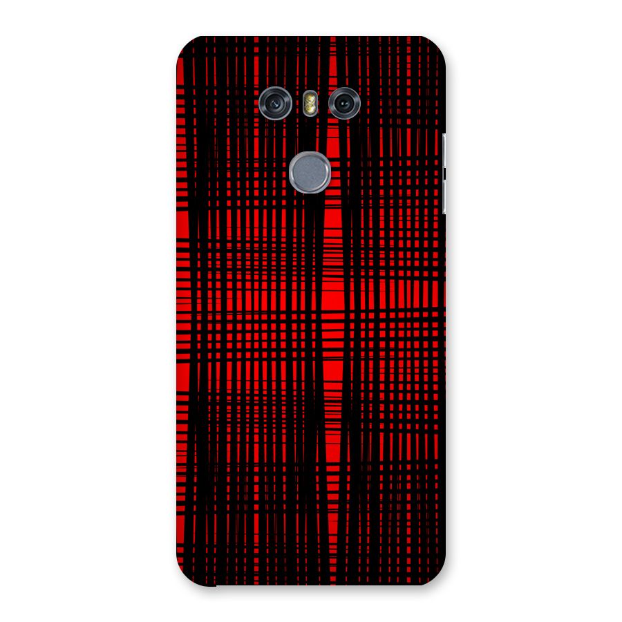 Red Net Design Back Case for LG G6