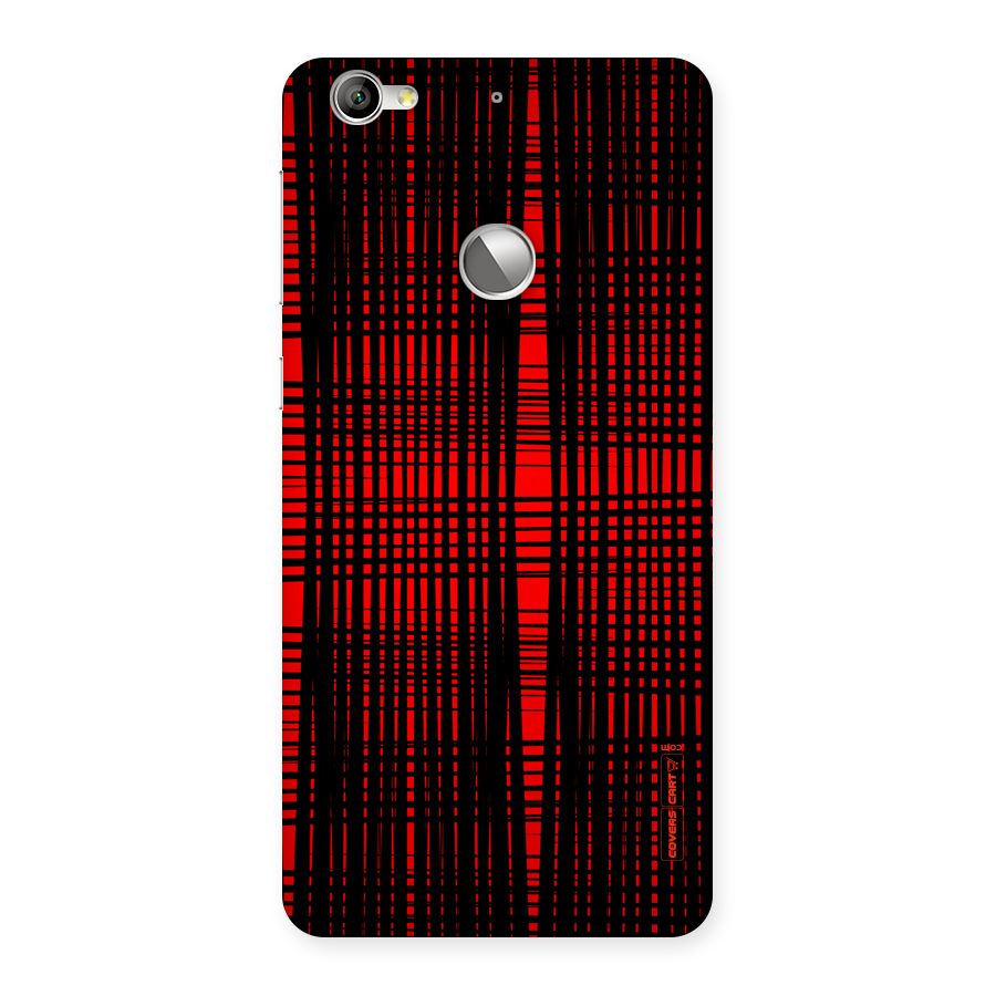 Red Net Design Back Case for LeTV Le 1s