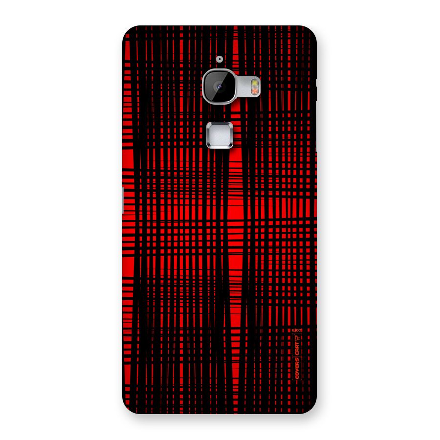 Red Net Design Back Case for LeTv Le Max